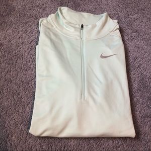 Mint semi-fitted Nike Running quarterzip